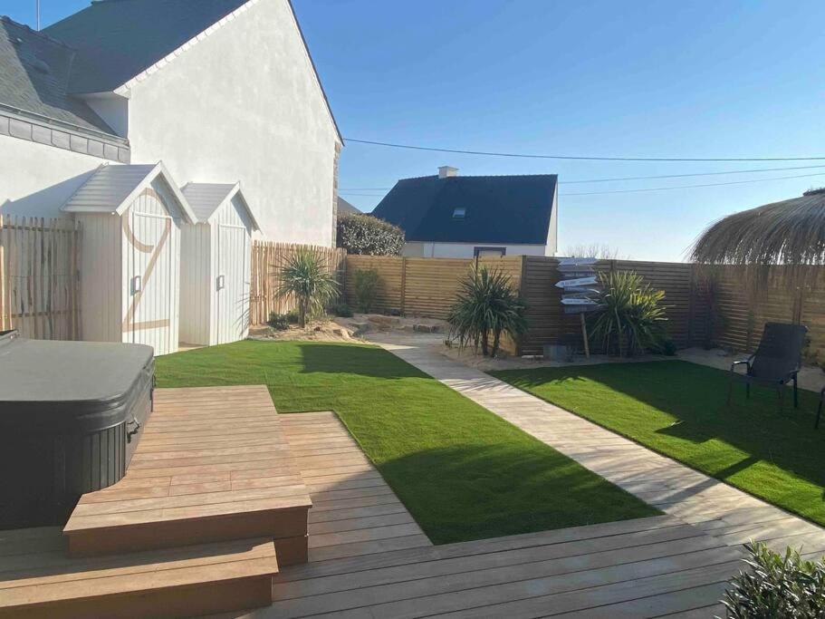 La Cabane De La Plage Quiberon Exteriör bild